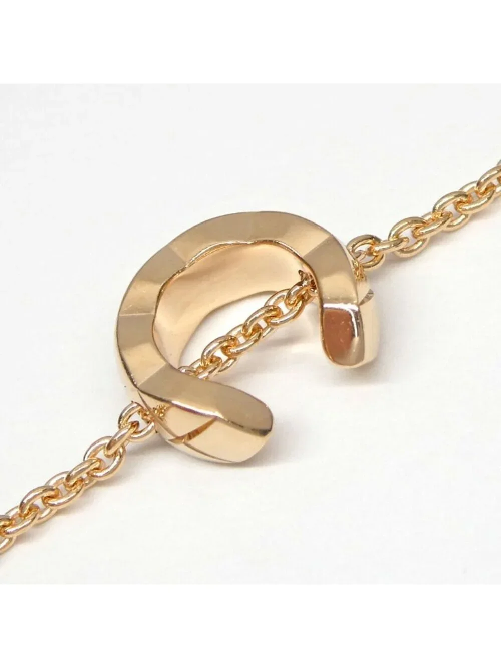 Chanel Coco Crush Collection Bracelet Beige Gold Chain